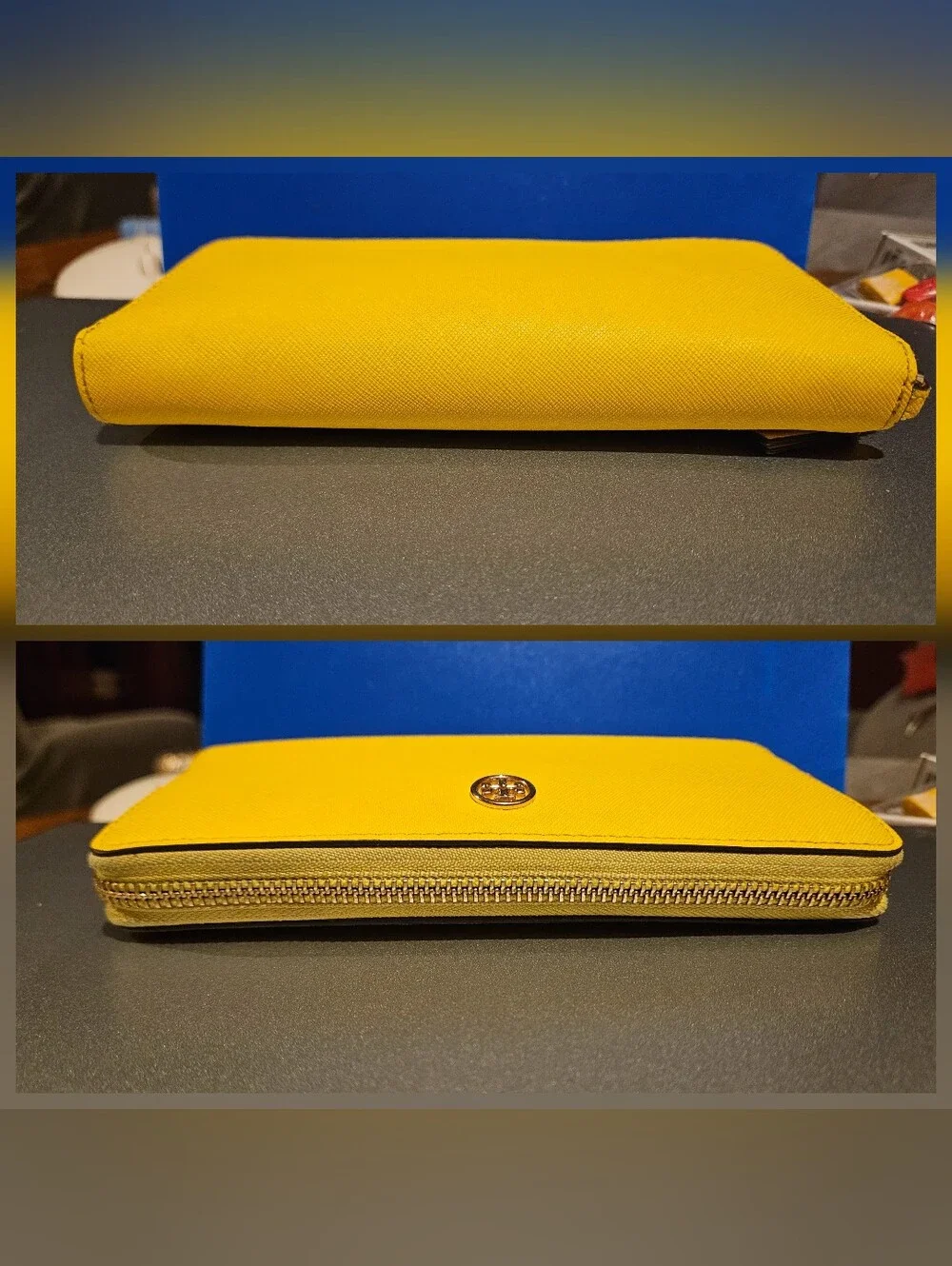 Tory Burch Emerson Wallet Canary Yellow